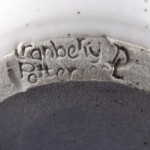 Cranberry Pottery mark, impressed script